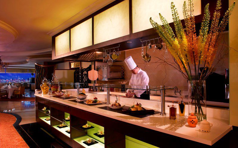 Island Pacific Hotel Hongkong Restaurace fotografie